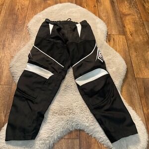 Bilt Motorcycle Pants Size‎ 24Y Youth Black Motocross Racing Riding